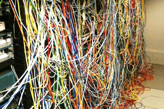 Interconnecting multiple network devices can be messy